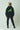Neon Green Logo-Print Genderless Hoodie