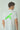 Neon Green Logo-Print Genderless white Gym T-Shirt